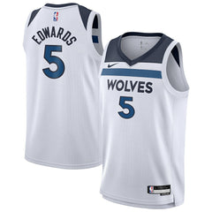 Anthony Edwards Minnesota Timberwolves Youth Swingman Jersey Association Edition White - NBA