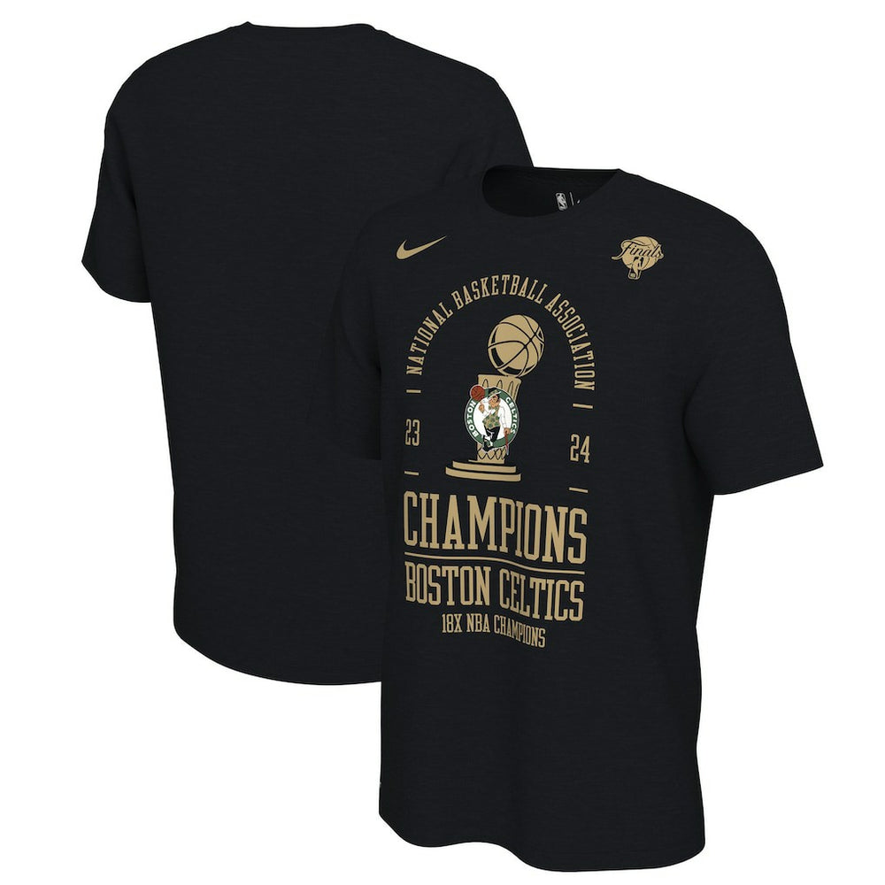 Boston Celtics 18-Time NBA Finals Champions Big & Tall Locker Room T-Shirt Black - NBA
