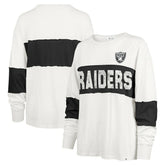 Las Vegas Raiders '47 Women's Clubhouse Pride Taylor Long Sleeve T-Shirt Cream | 47 brand