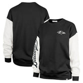Baltimore Ravens '47 Women's Double Header Rise Andie Pullover Sweatshirt Black | 47 brand
