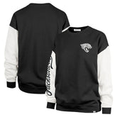 Jacksonville Jaguars '47 Women's Double Header Rise Andie Pullover Sweatshirt Black | 47 brand