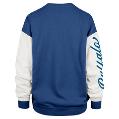 Buffalo Bills '47 Women's Double Header Rise Andie Pullover Sweatshirt Royal | 47 brand