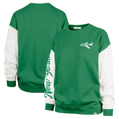 New York Jets '47 Women's Double Header Rise Andie Pullover Sweatshirt Green | 47 brand