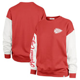 Kansas City Chiefs '47 Women's Double Header Rise Andie Pullover Sweatshirt Red | 47 brand