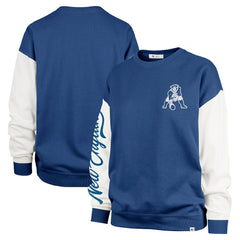 New England Patriots '47 Women's Double Header Rise Andie Pullover Sweatshirt Navy | 47 brand
