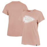 Kansas City Chiefs '47 Women's Premier Frankie T-Shirt Light Pink | 47 brand