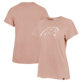 Carolina Panthers '47 Women's Premier Frankie T-Shirt Light Pink | 47 brand