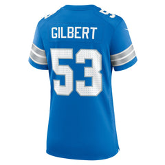 DaRon Gilbert Detroit Lions Women's Game Jersey Blue | Nike for Sale