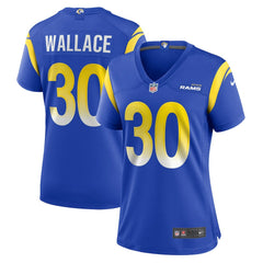 Josh Wallace Los Angeles Rams Women's Game Jersey Royal | Nike for Sale