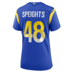 Omar Speights Los Angeles Rams Women's Game Jersey Royal | Nike for Sale