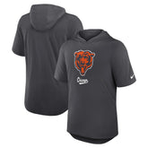 Chicago Bears Tri-Blend Performance Hoodie T-Shirt Anthracite | Nike for Sale