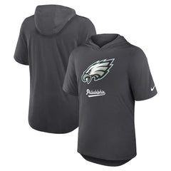 Philadelphia Eagles Tri-Blend Performance Hoodie T-Shirt Anthracite | Nike for Sale