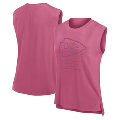 Kansas City Chiefs Women's Studio Embrace Tank Top Pink | Fanatics