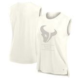 Houston Texans Women's Studio Embrace Tank Top Cream | Fanatics