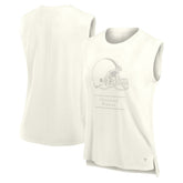 Cleveland Browns Women's Studio Embrace Tank Top Cream | Fanatics