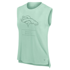 Denver Broncos Women's Studio Embrace Tank Top Mint | Fanatics