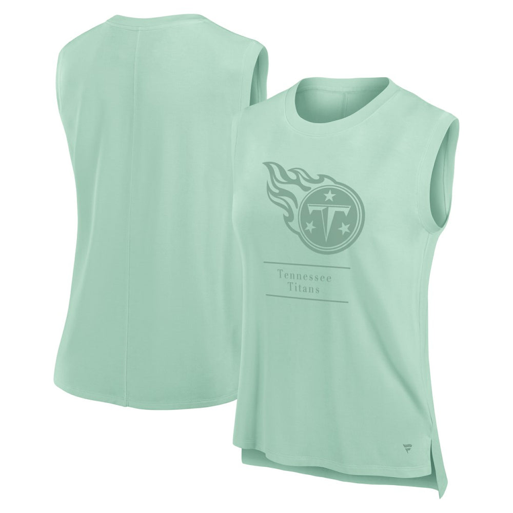 Tennessee Titans Women's Studio Embrace Tank Top Mint | Fanatics