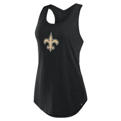 New Orleans Saints Women's Iron Fan Tank Top Black | Fanatics