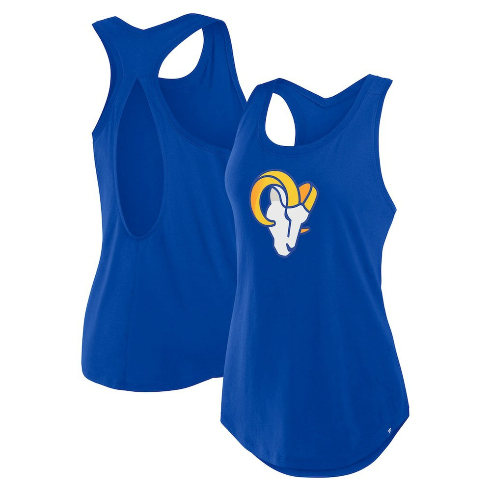 Los Angeles Rams Women's Iron Fan Tank Top Royal | Fanatics