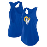 Los Angeles Rams Women's Iron Fan Tank Top Royal | Fanatics