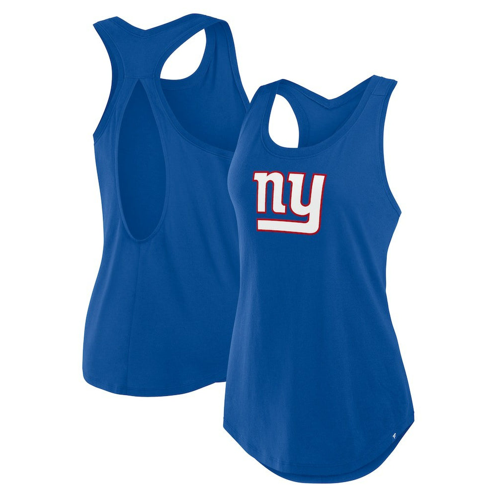 New York Giants Women's Iron Fan Tank Top Royal | Fanatics