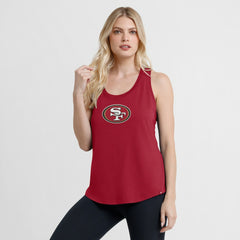 San Francisco 49ers Women's Iron Fan Tank Top Scarlet | Fanatics