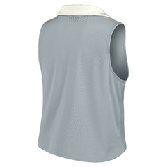 Philadelphia Eagles Women's Studio Wellness V-Neck Tank Top Gray | Fanatics