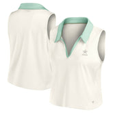 Dallas Cowboys Women's Studio Wellness V-Neck Tank Top Cream | Fanatics