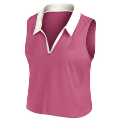 San Francisco 49ers Women's Studio Wellness V-Neck Tank Top Pink | Fanatics