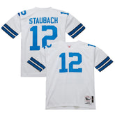 Roger Staubach Dallas Cowboys 1975 Authentic Throwback Retired Player Jersey White | Mitchell & Ness