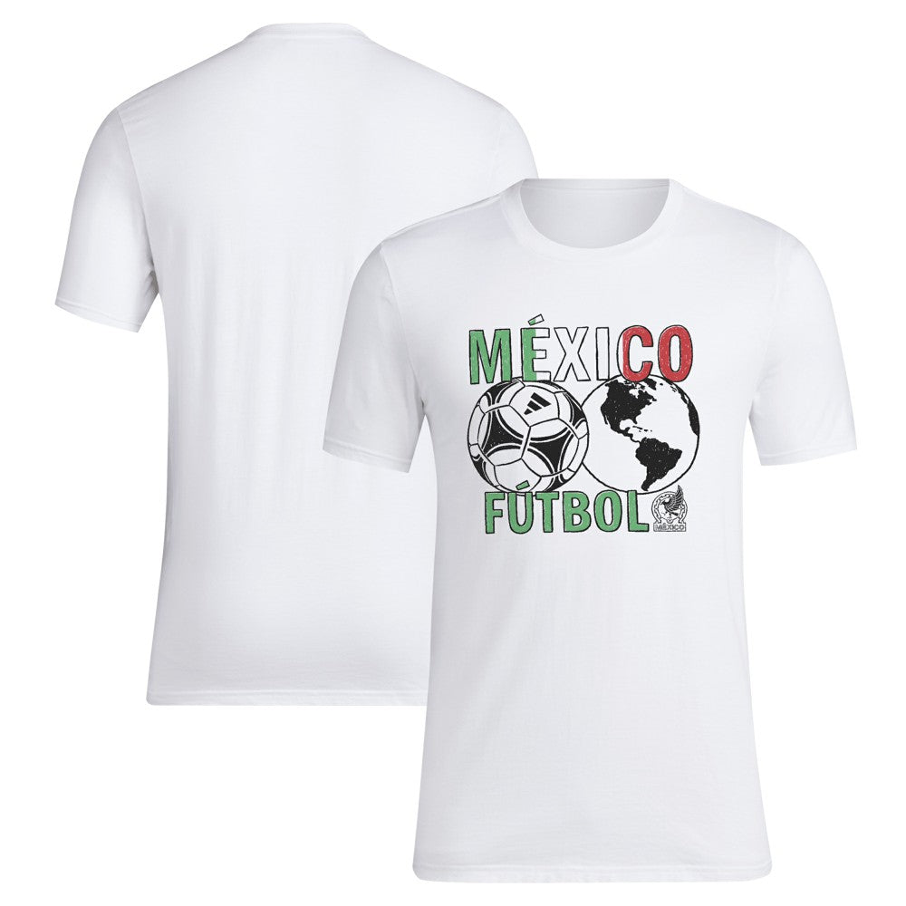 Mexico National Team Around The World T-Shirt White | Adidas online