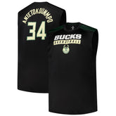 Giannis Antetokounmpo Milwaukee Bucks Profile Big & Tall Player Muscle Tank Black - NBA