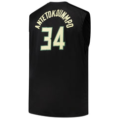 Giannis Antetokounmpo Milwaukee Bucks Profile Big & Tall Player Muscle Tank Black - NBA