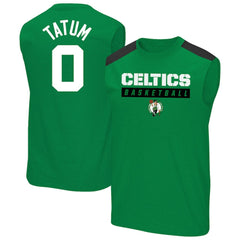Jayson Tatum Boston Celtics Profile Big & Tall Player Muscle Tank Kelly Green - NBA