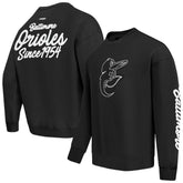 Baltimore Orioles Pro Standard Paint The City Dropped Shoulder Pullover Sweatshirt - MLB