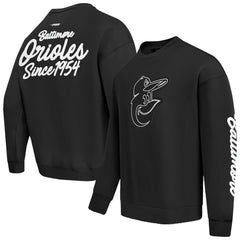 Baltimore Orioles Pro Standard Paint The City Dropped Shoulder Pullover Sweatshirt - MLB