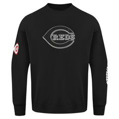 Cincinnati Reds Pro Standard Paint The City Dropped Shoulder Pullover Sweatshirt - MLB
