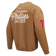 Philadelphia Phillies Pro Standard Paint The City Dropped Shoulder Pullover Sweatshirt - MLB