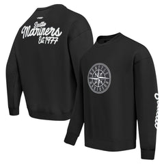 Seattle Mariners Pro Standard Paint The City Dropped Shoulder Pullover Sweatshirt - MLB