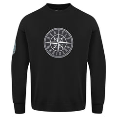 Seattle Mariners Pro Standard Paint The City Dropped Shoulder Pullover Sweatshirt - MLB