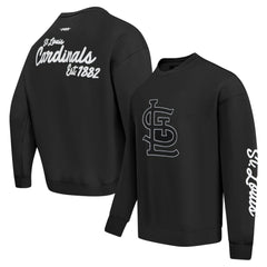 St. Louis Cardinals Pro Standard Paint The City Dropped Shoulder Pullover Sweatshirt - MLB
