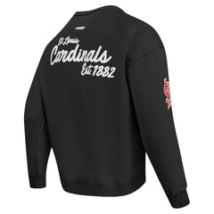 St. Louis Cardinals Pro Standard Paint The City Dropped Shoulder Pullover Sweatshirt - MLB