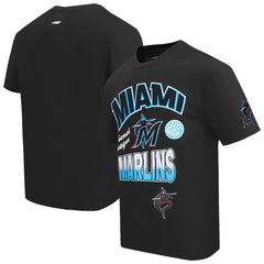 Miami Marlins Pro Standard Turn It Up Dropped Shoulder T-Shirt - MLB