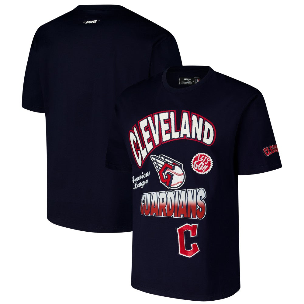 Cleveland Guardians Pro Standard Turn It Up Dropped Shoulder T-Shirt - MLB