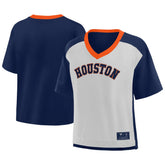 Houston Astros Fanatics Oversized Race To Win V-Neck T-Shirt - MLB