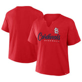 St. Louis Cardinals Fanatics Women's Fan Fave Stadium Slub Boxy T-Shirt - MLB
