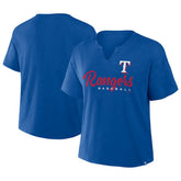 Texas Rangers Fanatics Women's Fan Fave Stadium Slub Boxy T-Shirt - MLB
