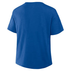 Texas Rangers Fanatics Women's Fan Fave Stadium Slub Boxy T-Shirt - MLB