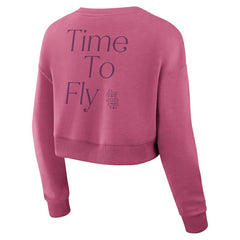 St. Louis Cardinals Fanatics Women's Studio Cropped Pullover Sweatshirt - MLB
