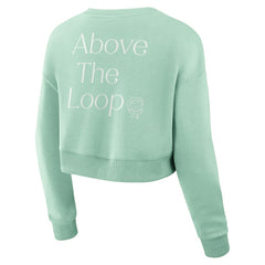 Chicago Cubs Fanatics Women's Studio Cropped Pullover Sweatshirt - MLB